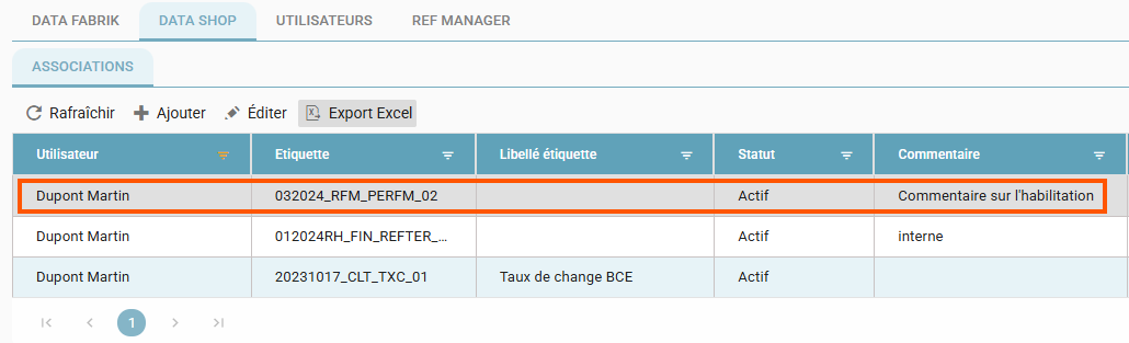 New DTS permission row added to the list